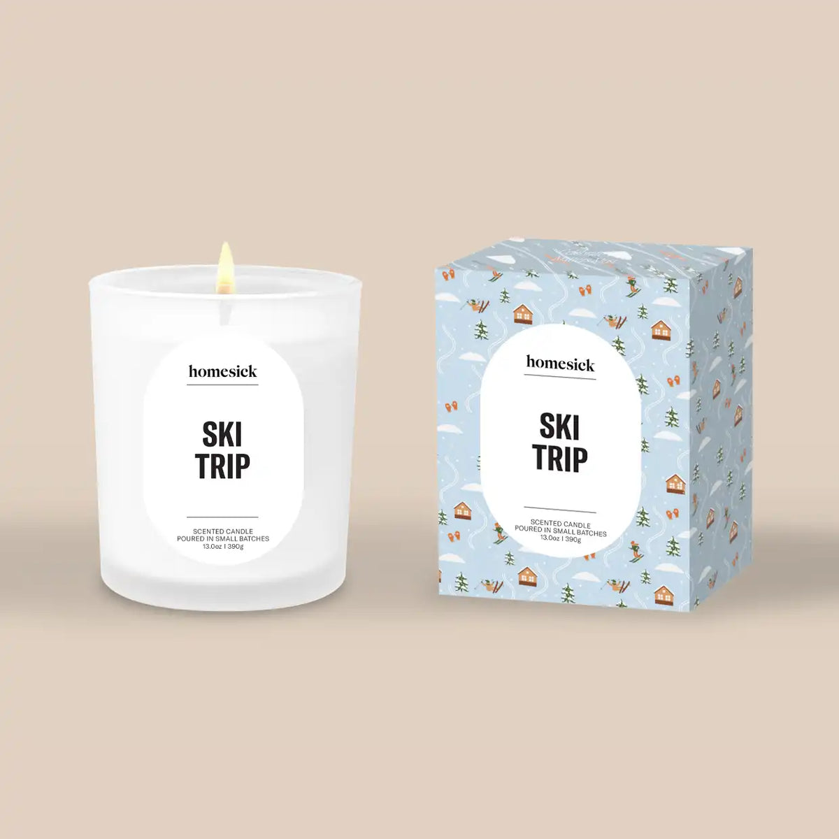 Ski Trip Candle